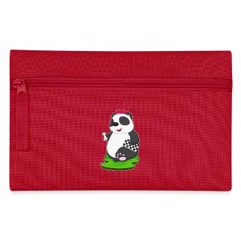 Panda Chess Piece Échiquier - Trousse - rouge - Devant