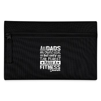 Proud Fitness Trainer Dad - Pencil Case - black - Front
