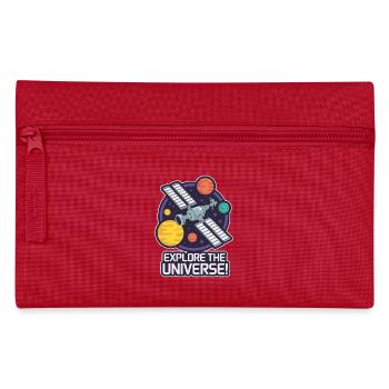 SPACE STATION, EXPLORE THE UNIVERSE - Pencil Case - red - Front