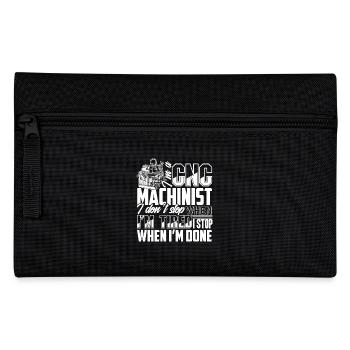 CNC Machinist I am A CNC Machinist - Pencil Case - black - Front