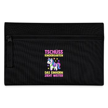 Garderie Sortant de l’école Inscription Licorne Écolier - Trousse - noir - Devant