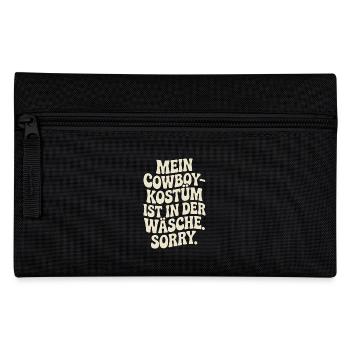 Le costume de cow-boy est dans la blanchisserie Carnaval Carnaval - Trousse - noir - Devant
