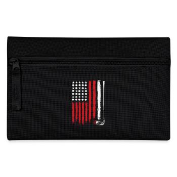 Amerikanische Flagge Golf Golfer Lustiger Golf Club Golfen - Federtasche - Schwarz - Vorne