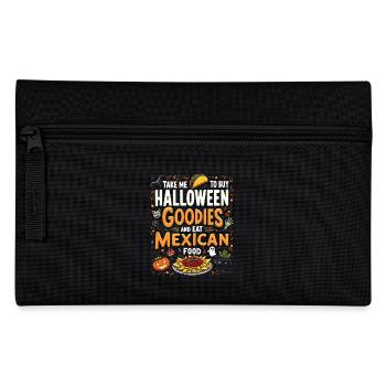 Nimm mich mit, um Halloween-Leckereien zu kaufen, mexikanisches Essen zu essen - Federtasche - Schwarz - Vorne