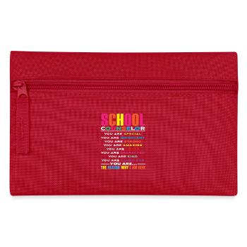 Schulberater Inspirierende Worte - Federtasche - Rot - Vorne