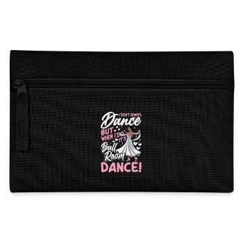 Tanzen Ballroom Gesellschaftstant Tänzerin - Federtasche - Schwarz - Vorne