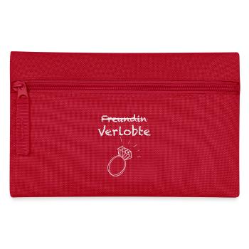 Freundin durchgestrichen Verlobte - Federtasche - Rot - Vorne
