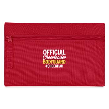 Official Cheerleader Bodyguard Cheer Dad - Federtasche - Rot - Vorne