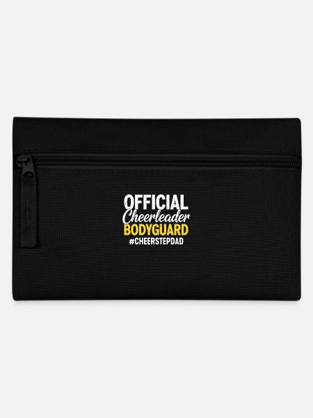 Official Cheerleader Bodyguard Cheer Stepdad - Federtasche - Schwarz