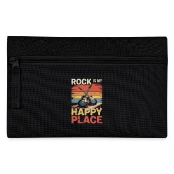Rock My Happy Place Music Lover DJ Headphones - Pencil Case - black - Front