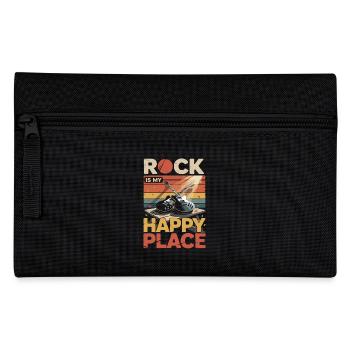 Rock My Happy Place Music Lover DJ Headphones - Pencil Case - black - Front