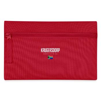 Krugersdorp Südafrika - Federtasche - Rot - Vorne