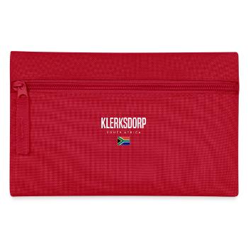 Klerksdorp Südafrika - Federtasche - Rot - Vorne