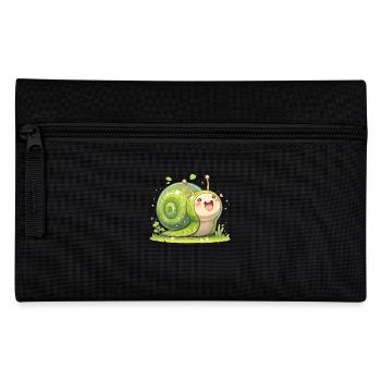 Schnecken Schnecke - Federtasche - Schwarz - Vorne
