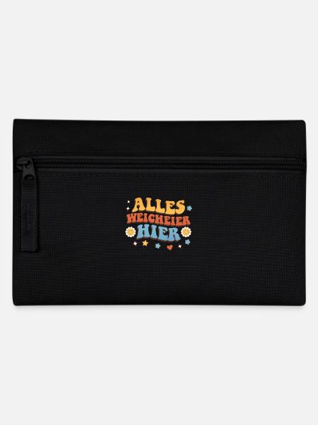Malle ALLES WEICHEIER HIER Lustiges - Federtasche - Schwarz