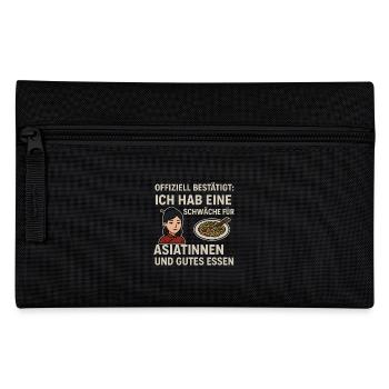 Asiatinnen und gutes Essen - Federtasche - Schwarz - Vorne