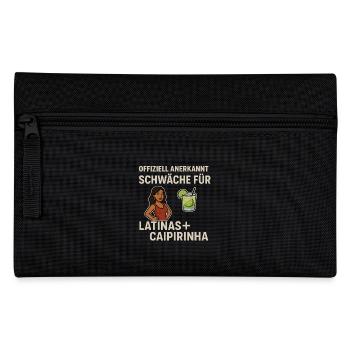 Weakness for Latinas & Caipirinha - Pencil Case - black - Front