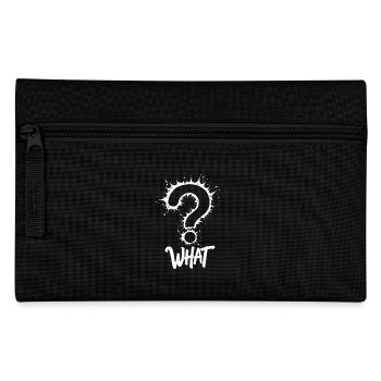 What Fragezeichen Splash - Federtasche - Schwarz - Vorne