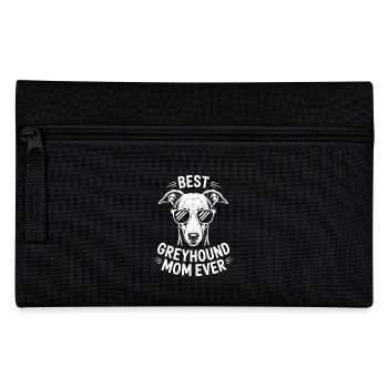 Greyhound Spruch Windhund Mama Greyhound Geschenk - Federtasche - Schwarz - Vorne