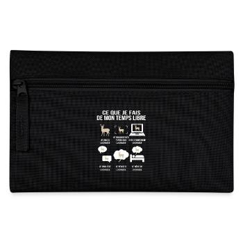 Ce que je fais de mon temps libre Chasseur passion - Trousse - noir - Devant
