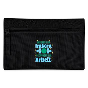 Biene Imker Geschenk Honig Honig Dealer Hobby - Federtasche - Schwarz - Vorne