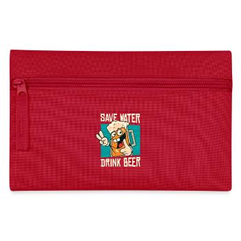 Save Water Drink Beer - Pencil Case - red - Front