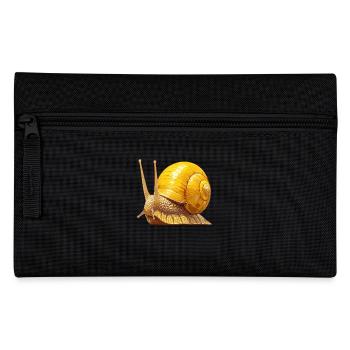 Schnecken Schnecke - Federtasche - Schwarz - Vorne