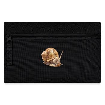 Schnecken Schnecke - Federtasche - Schwarz - Vorne
