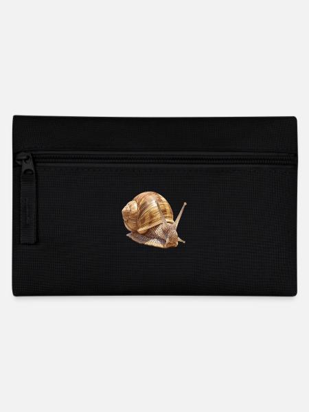 Schnecken Schnecke - Federtasche - Schwarz