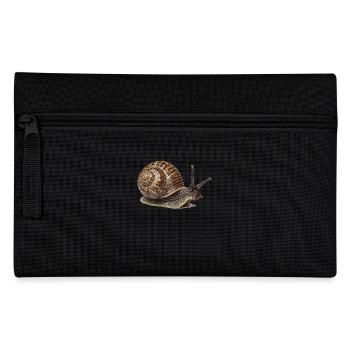 Schnecken Schnecke - Federtasche - Schwarz - Vorne