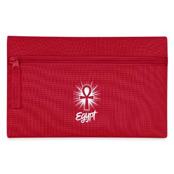 Égypte Ankh Symbole Splash - Trousse - rouge - Devant
