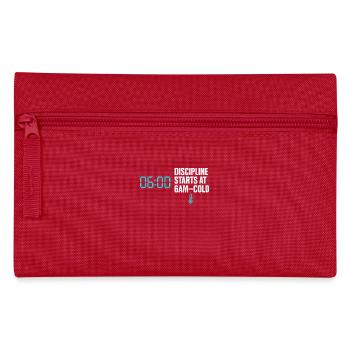 Kaltes Duschen Mentale Härte Kälteexposition - Federtasche - Rot - Vorne