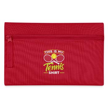 C’est mon maillot de tennis Joueur de tennis - Trousse - rouge - Devant