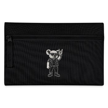 Rock Music Funny Heavy Metal Koala Retro - Pencil Case - black - Front
