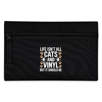 Vinyle Dire Chats Vinyle Disque Vinyle Cadeau - Trousse - noir - Devant