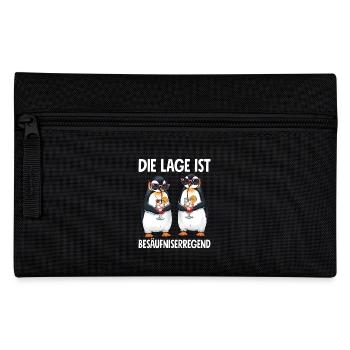Die Lage Ist Besäufniserregend - Federtasche - Schwarz - Vorne