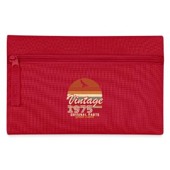 1975 Vintage Retro Birthday Gift - Pencil Case - red - Front