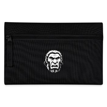 Neanderthal Costume Carnival Gift - Pencil Case - black - Front