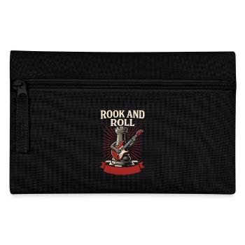 Rook And Roll Schachspieler Lustiger Schachclub - Federtasche - Schwarz - Vorne
