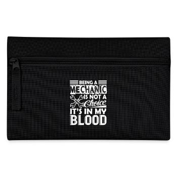 Mechanic Being Mechanic Is In My Blood - Pencil Case - black - Front