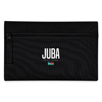 Juba, South Sudan - Pencil Case - black - Front