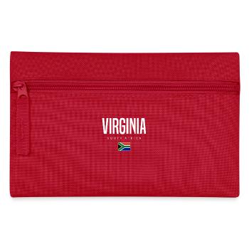 Virginie, Afrique du Sud - Trousse - rouge - Devant