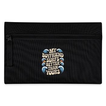 Surfen My Boyfriend Surfs Better Than Yours Surfer - Federtasche - Schwarz - Vorne