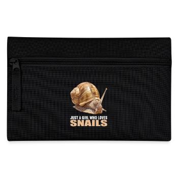 Schnecken Schnecke - Federtasche - Schwarz - Vorne