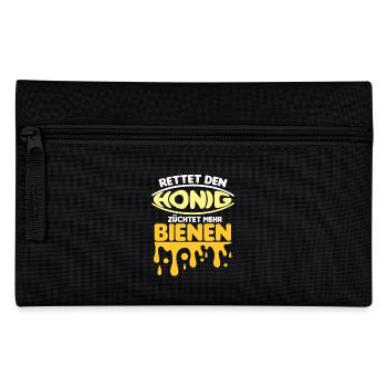 Biene Imker Geschenk Honig Honig Dealer Hobby - Federtasche - Schwarz - Vorne