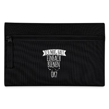 Biene Imker Geschenk Honig Honig Dealer Hobby - Federtasche - Schwarz - Vorne