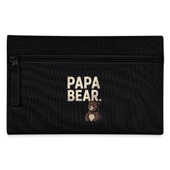 Papa Bear – Un design amusant pour les pères - Trousse - noir - Devant