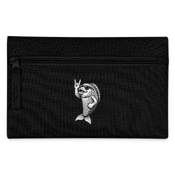 Rockmusik Metal Musik Fisch Lustig Heavy Metal - Federtasche - Schwarz - Vorne