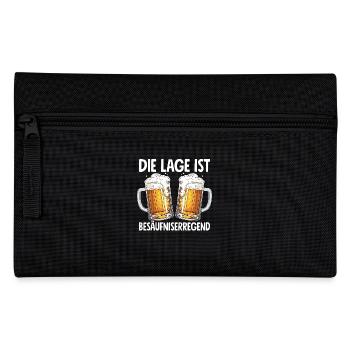 Die Lage Ist Besäufniserregend - Federtasche - Schwarz - Vorne