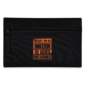 Biene Imker Geschenk Honig Honig Dealer Hobby - Federtasche - Schwarz - Vorne